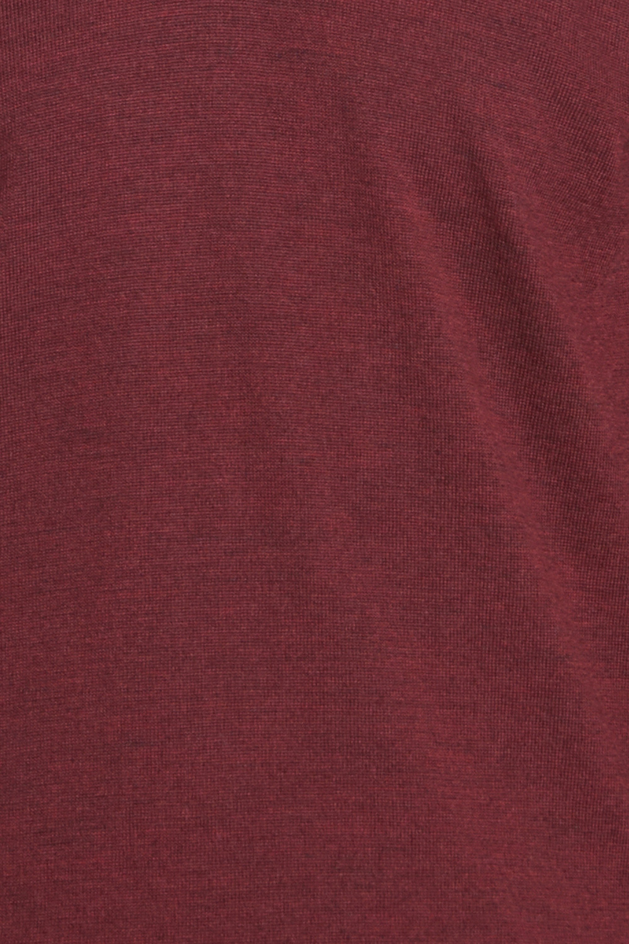 Burgundy Merino Wool Crew Neck Sweater