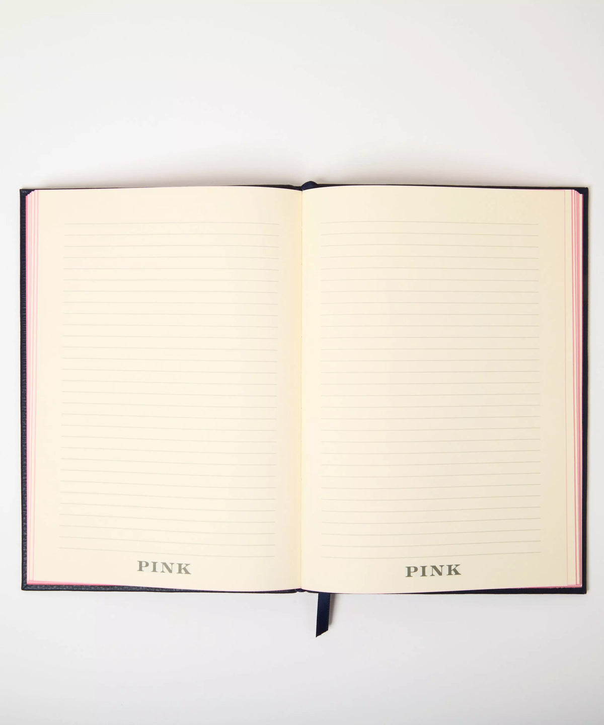 Navy Blue A5 Leather Bound Notebook