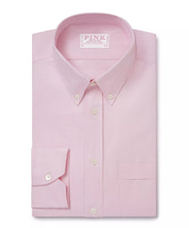 Pale Pink Slim Fit Smart Casual Button Down Weekend Oxford Shirt