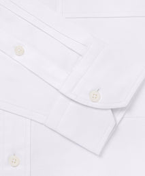 White Tailored Fit Smart Casual Button Down Weekend Oxford Shirt